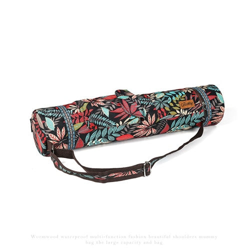 Printed Yoga Mat Bag Gym Mat Case For Momen Men