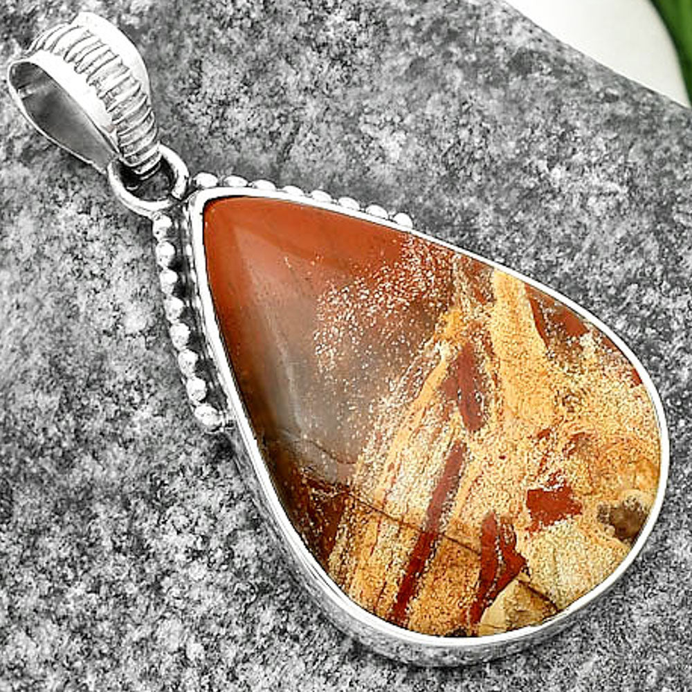Natural Tabu Jasper Pendant P-1084 SDP111955